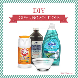 DIY Cleaning Solution with Hydrogen Peroxide, Dawn, and Soda